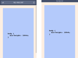 HTML and Body Height vs Viewport